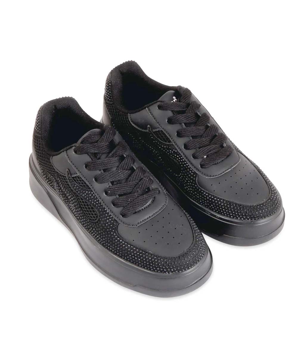 Hamster London Marcella Fire Black Party Sneakers