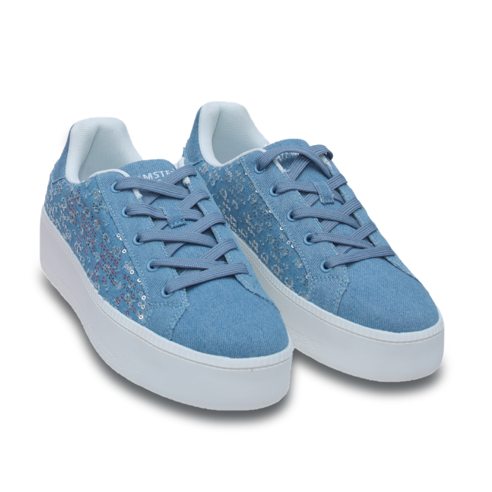 Hamster London Super Model Bling Blue Sneakers