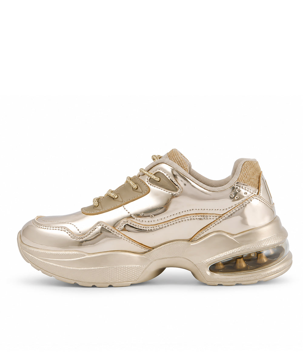 Hamster London Heli Gold Party Sneakers
