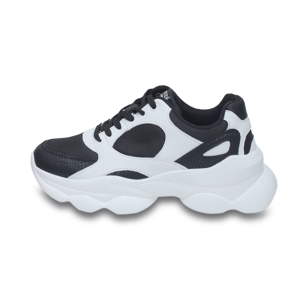 Hamster London Bubble White Black Sneakers