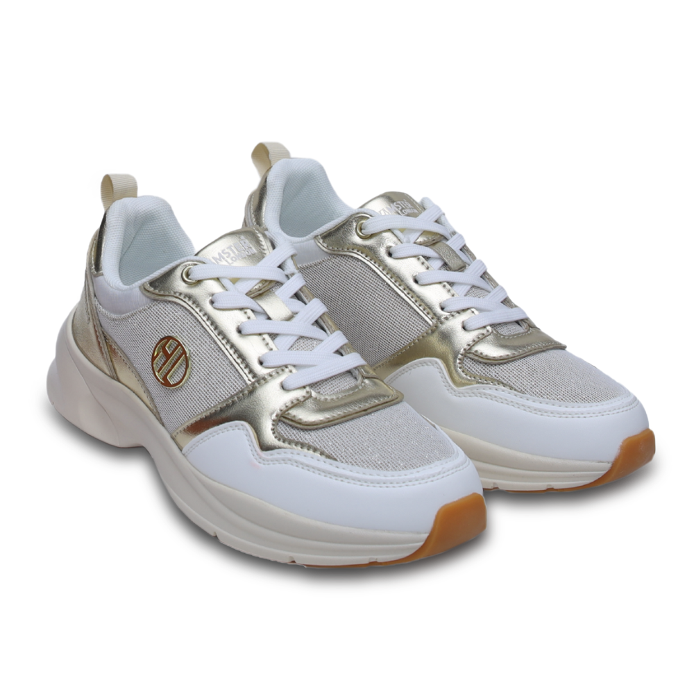 Hamster London Signature Gold Sneakers