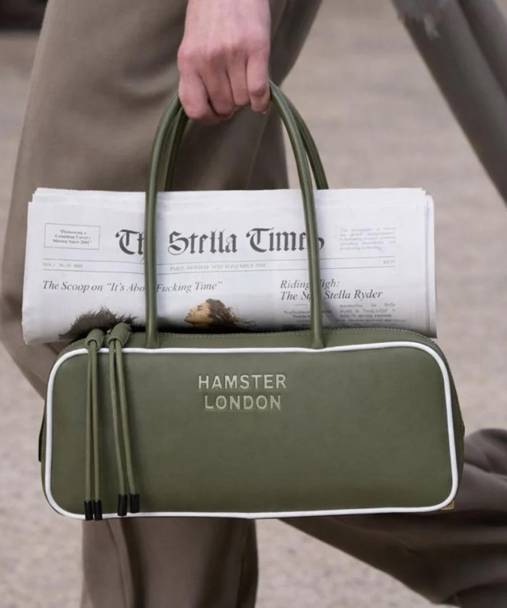 Hamster London Moshi Moshi Anne Bag Green