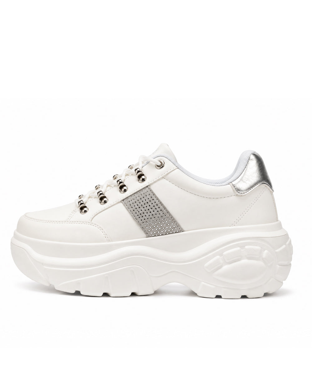 Hamster London Heli Silver Stripe Party Sneakers
