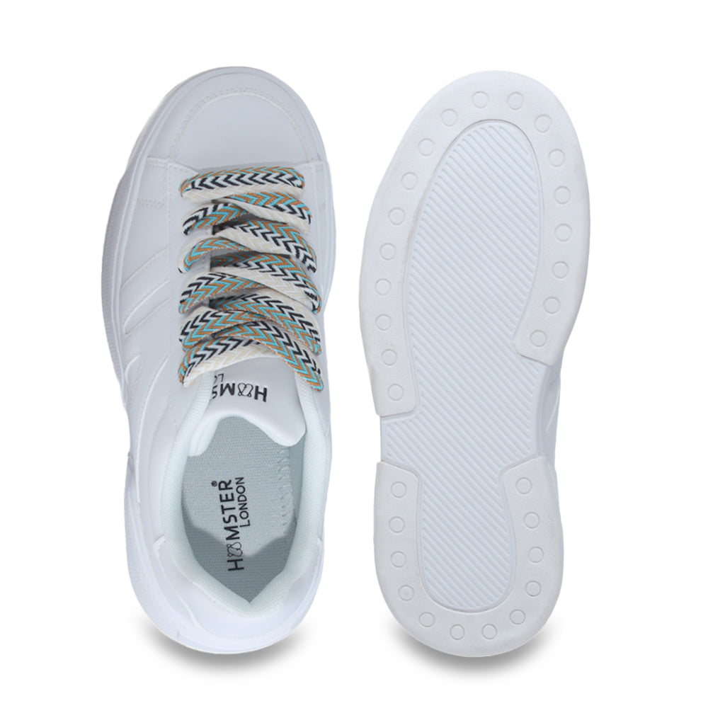 Hamster London Huxley White Sneakers