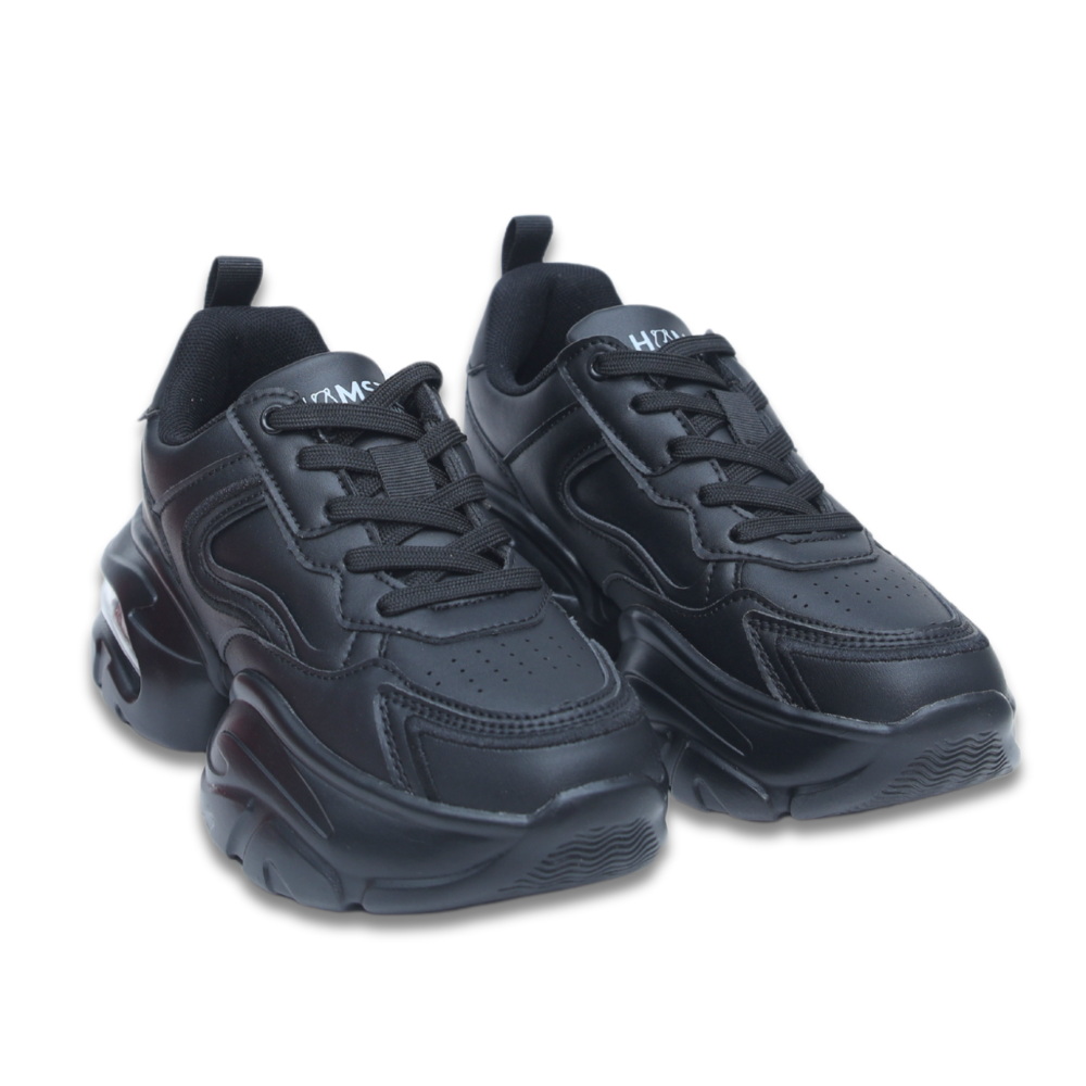 Hamster London Matte Black Party Sneakers