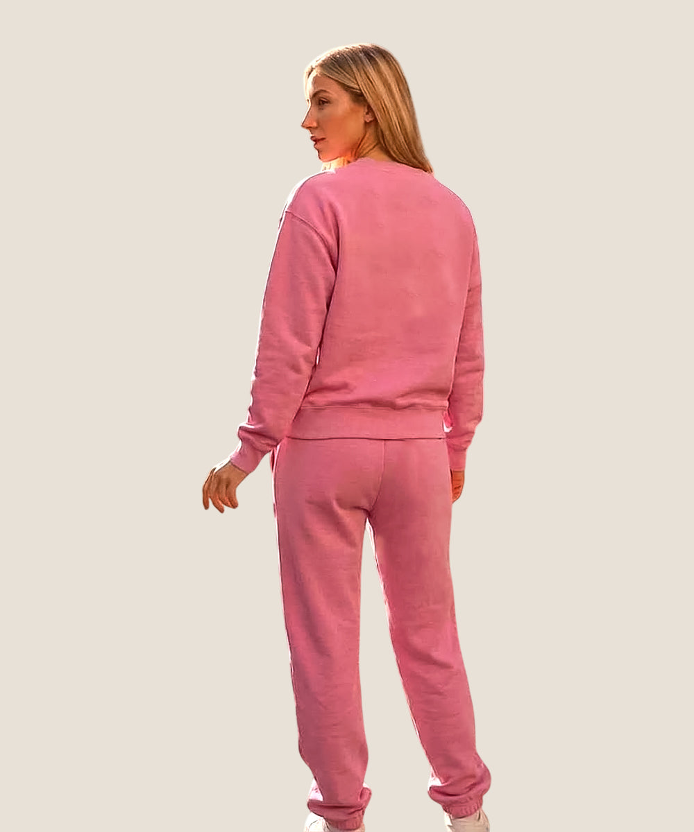 Hamster London Great British Excellence Sweatshirt & Lowers Set Pink