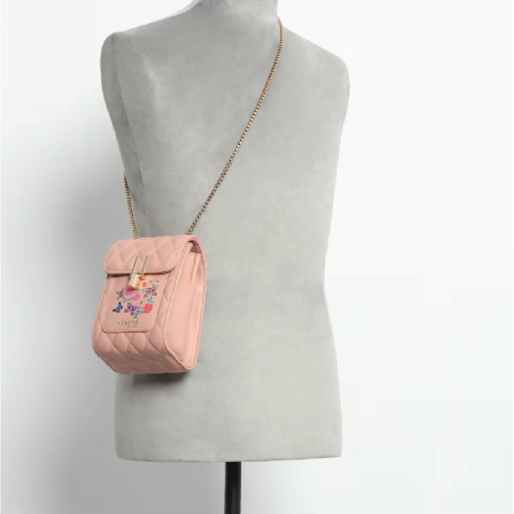 Hamster London Millionaire Oxford Phone Crossbody Bag Pink