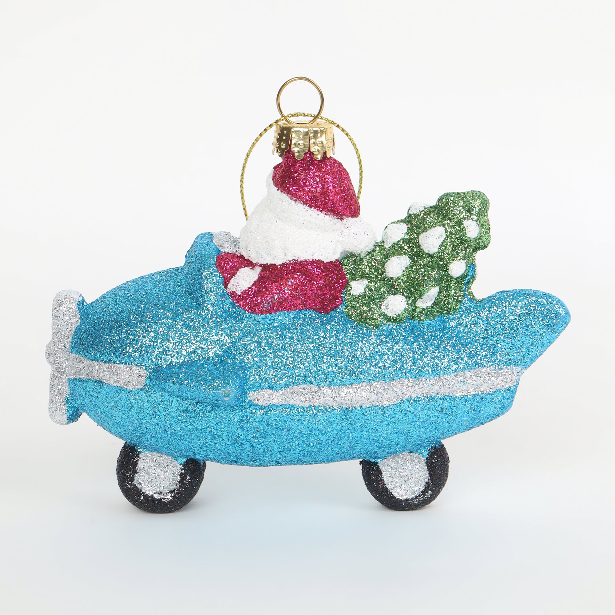 HL Holy Santa On Plane Hanging