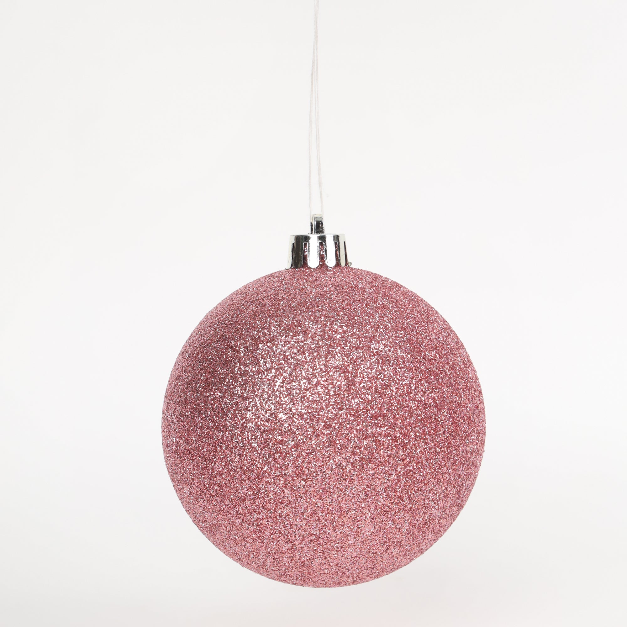 HL Holy 8cm Pink Christmas Ball Set of 6 Pieces