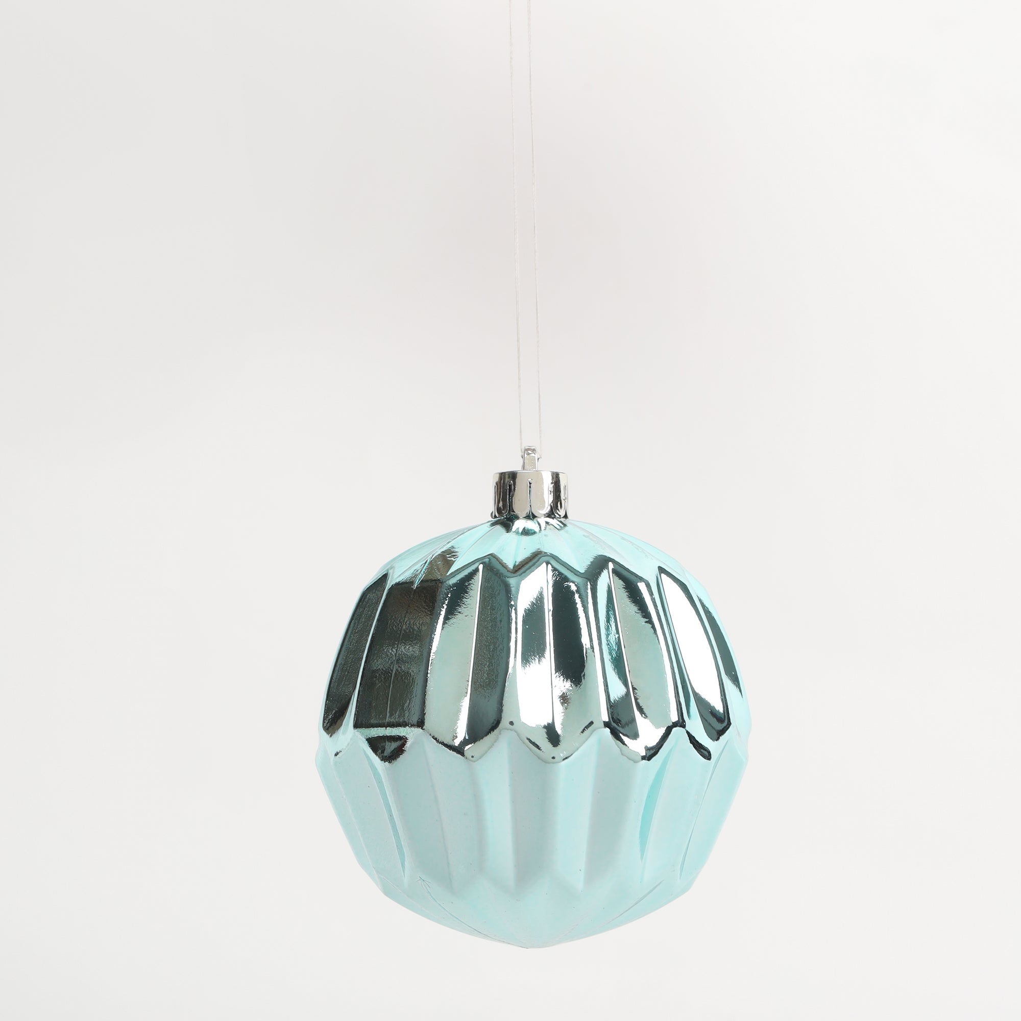 HL Holy 8cm Light Blue Christmas Ball Set of 6 Pieces