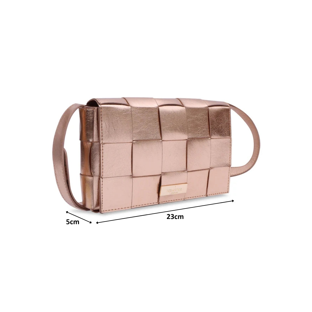 Hamster London Beverley Stellina Crossbody Rose Gold