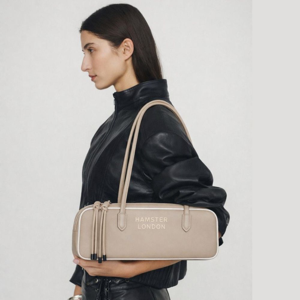 Hamster London Moshi Moshi Anne Bag Beige