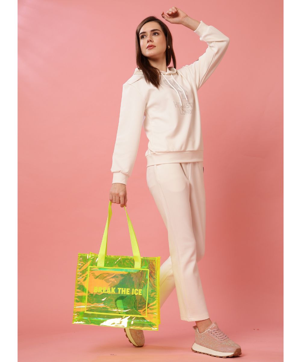 Hamster London Shiny Classic Break The Ice Tote Bag Green
