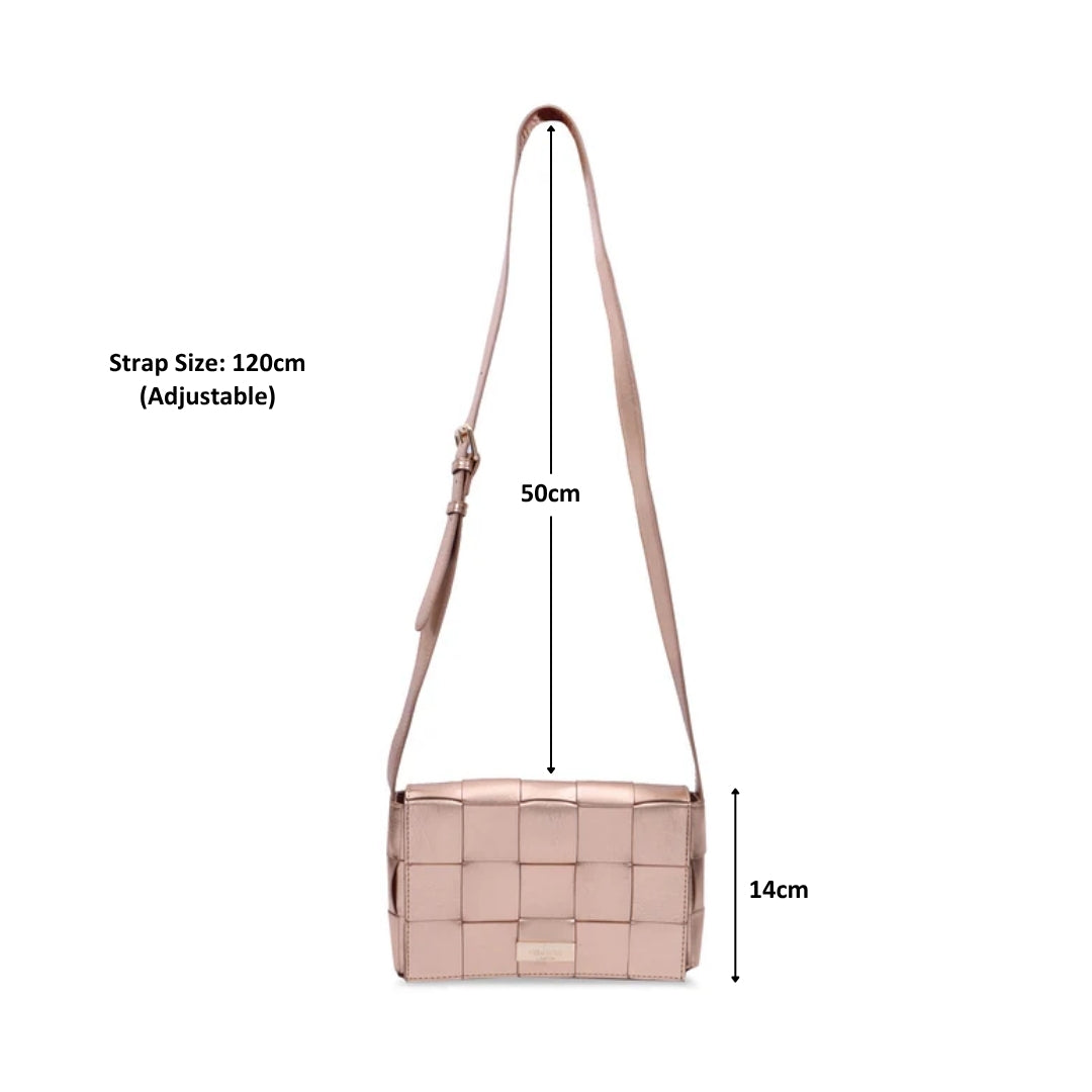 Hamster London Beverley Stellina Crossbody Rose Gold