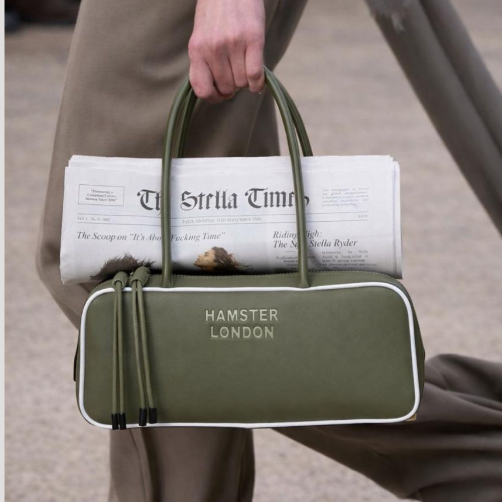 Hamster London Moshi Moshi Anne Bag Green