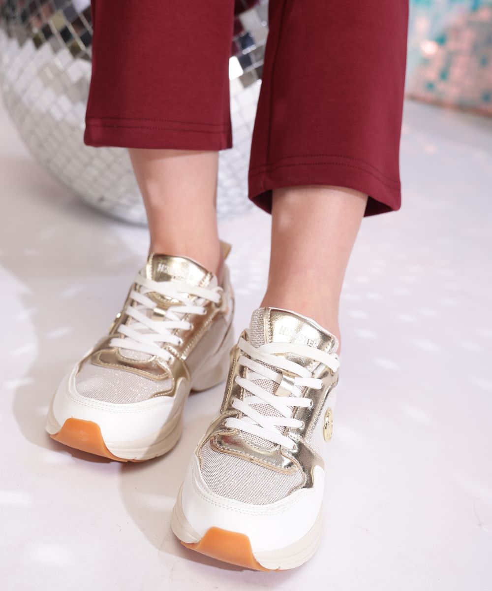 Hamster London Luckey Gold Sneakers