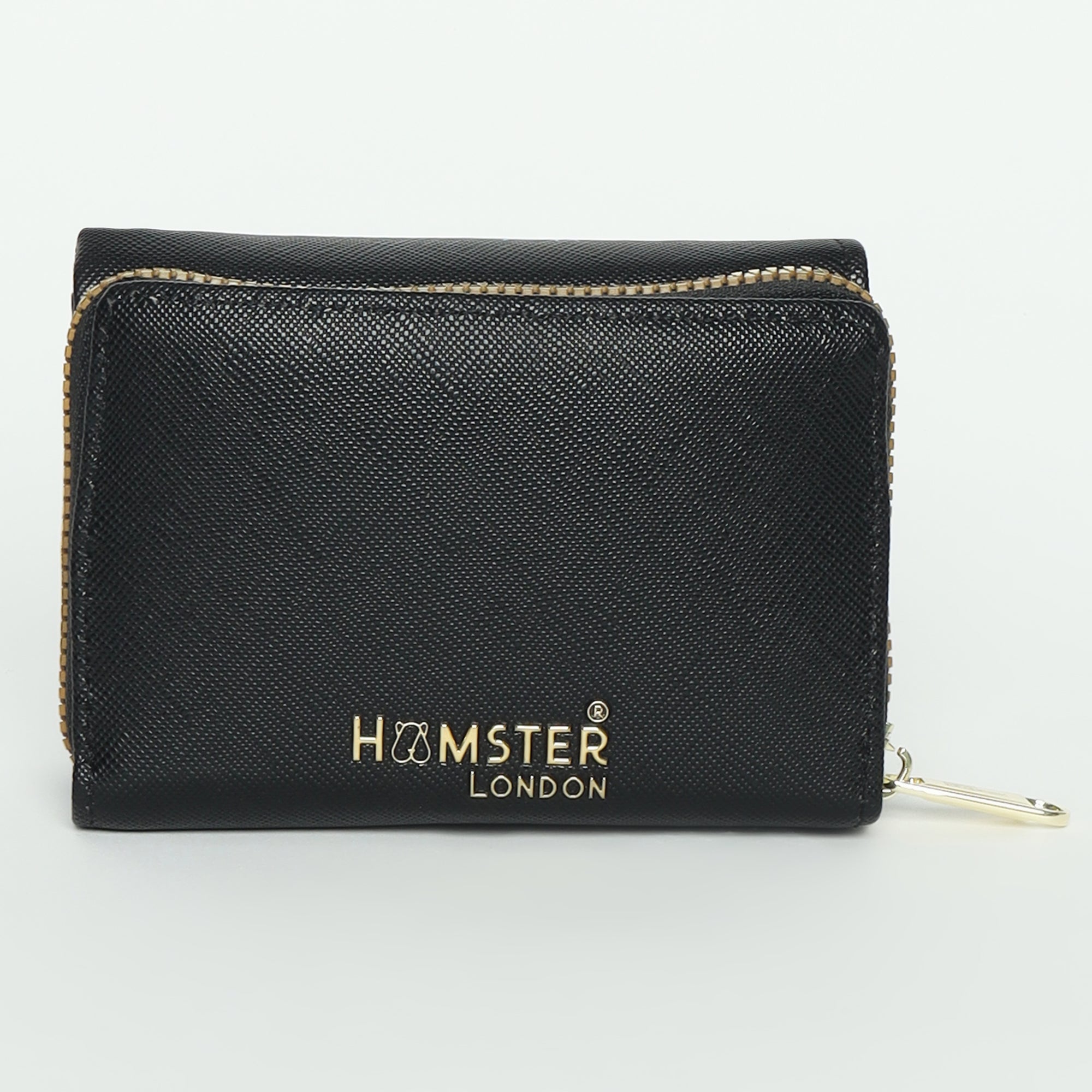 Hamster London Millionaire Victoria Bifold Wallet Black