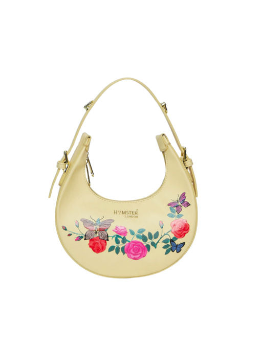 Hamster London Millionaire Oxford Shoulder Bag with long Sling Yellow