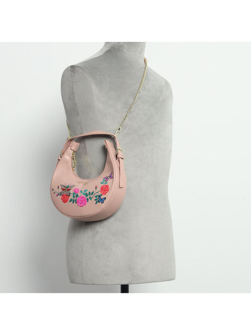 Hamster London Millionaire Oxford Shoulder Bag with long Sling Pink