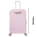 Hamster London High Candy Luggage Pink 28 Inch With Personalization