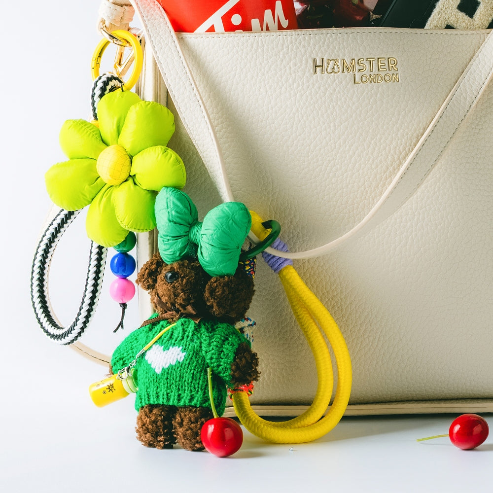 Hamster London Trinkets Flower Power Key Charm