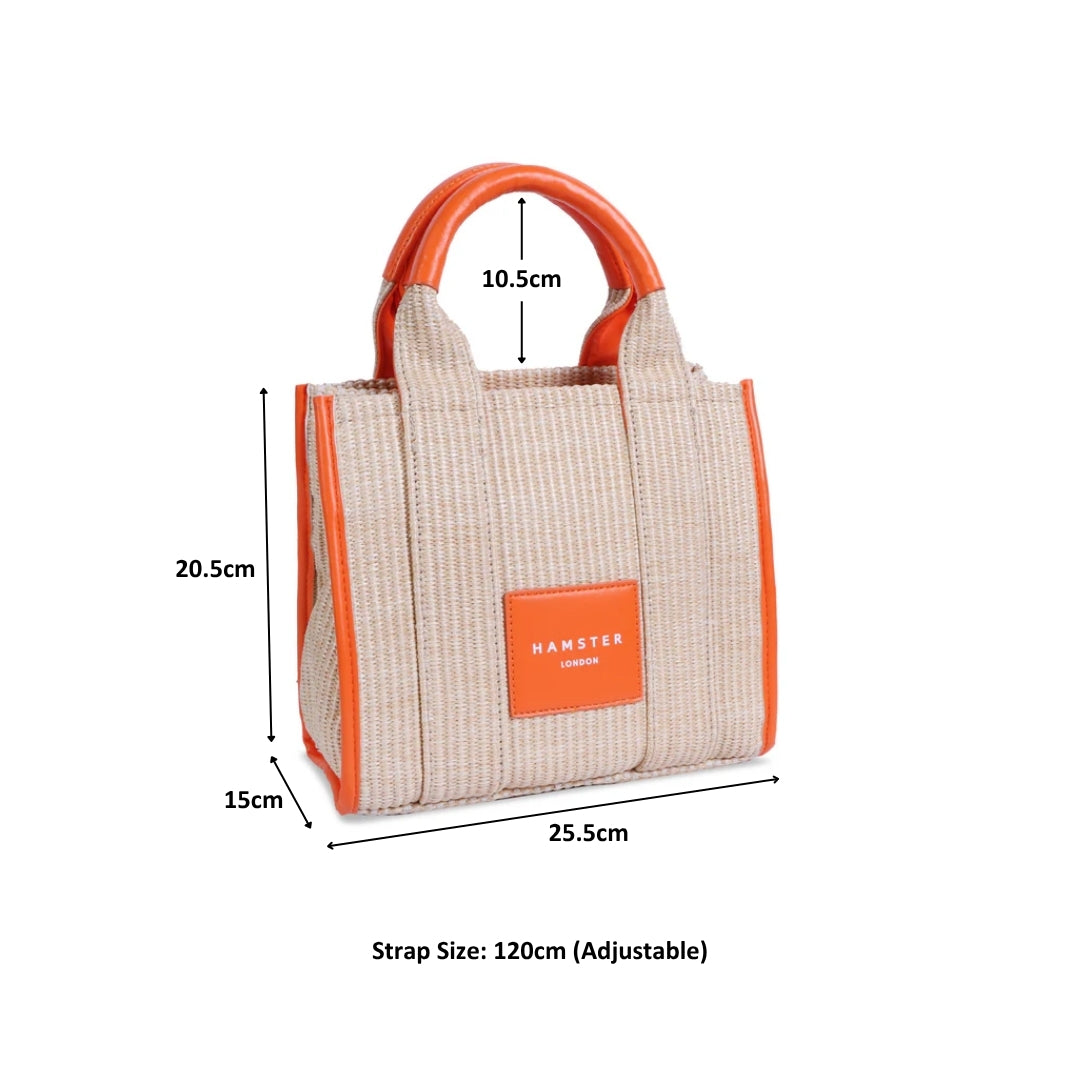 Hamster London Beverley Offshore Tote Bag Orange