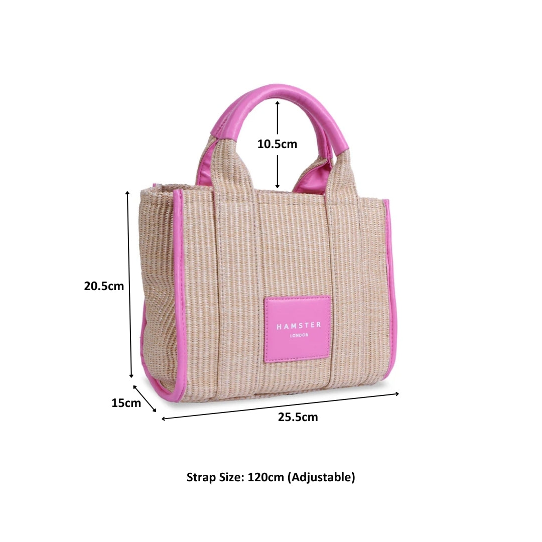 Hamster London Beverley Offshore Tote Bag Blush