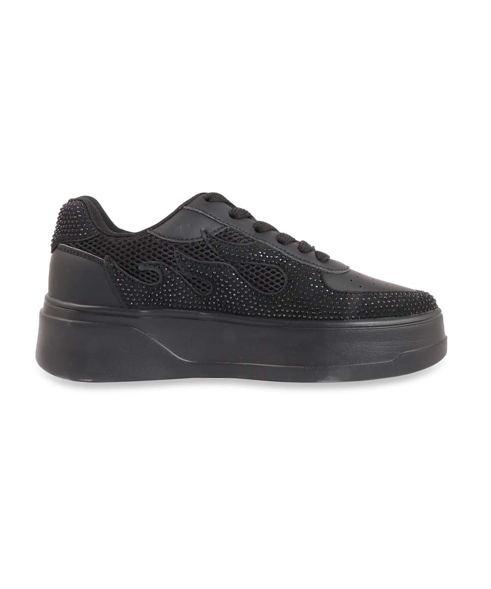 Hamster London Marcella Fire Black Party Sneakers