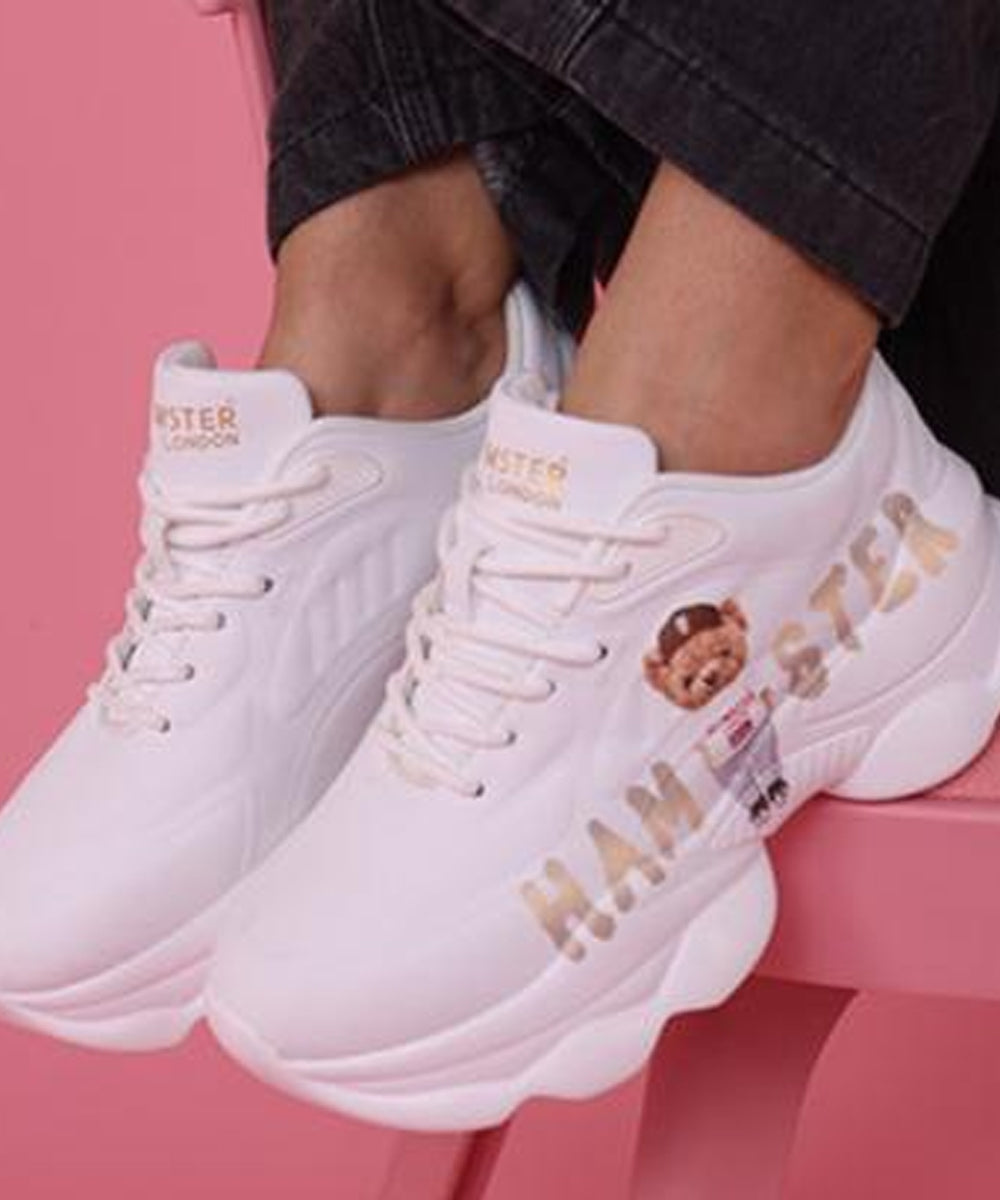 Hamster London Ted H Party Sneakers Gold