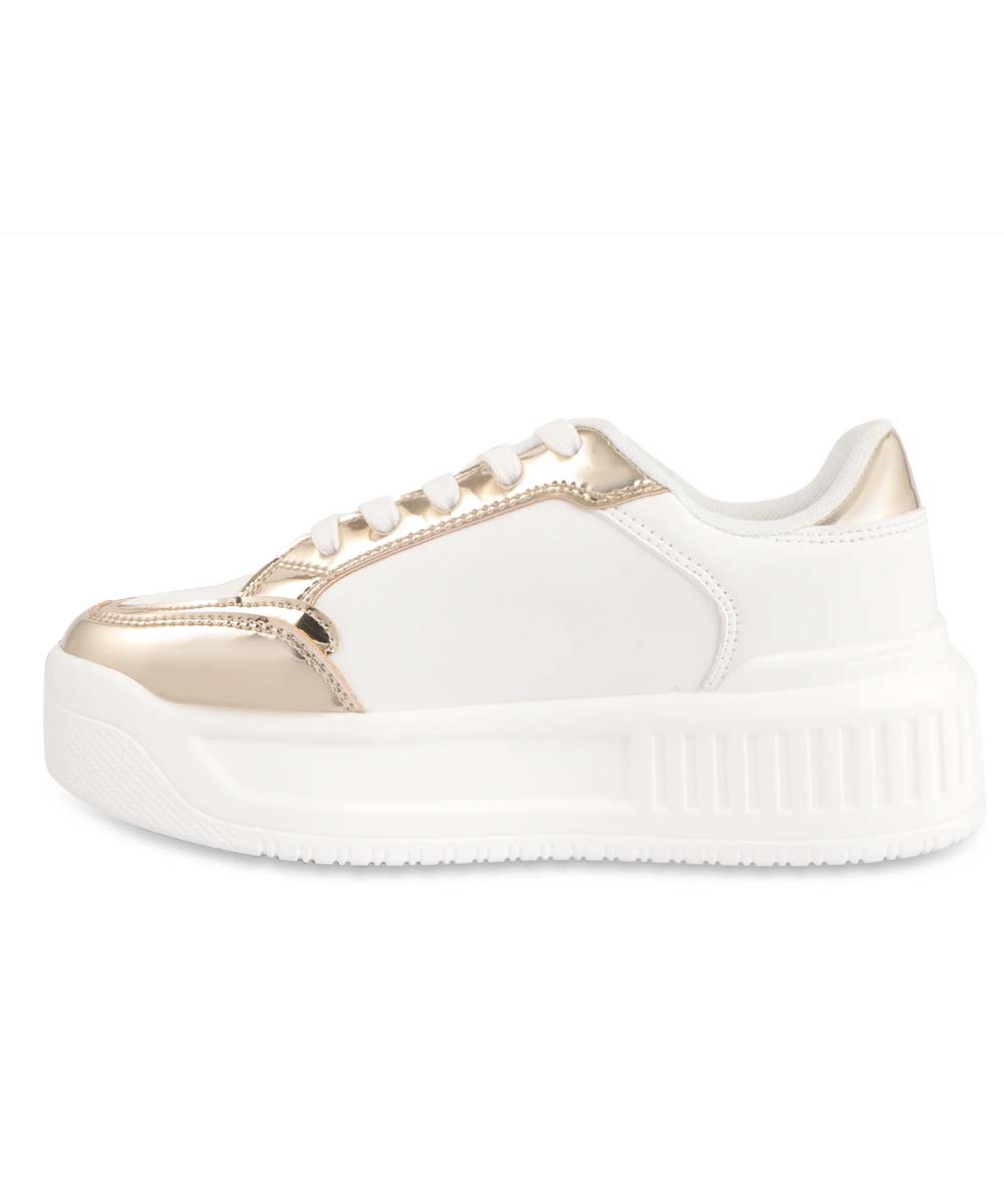 Hamster London Haven Party Gold Sneakers