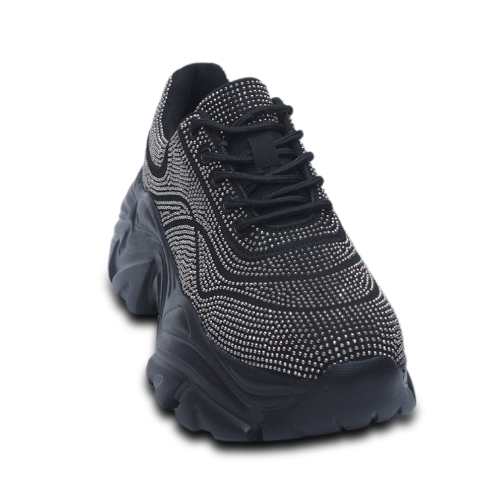 Hamster London Crystal Black Sneakers
