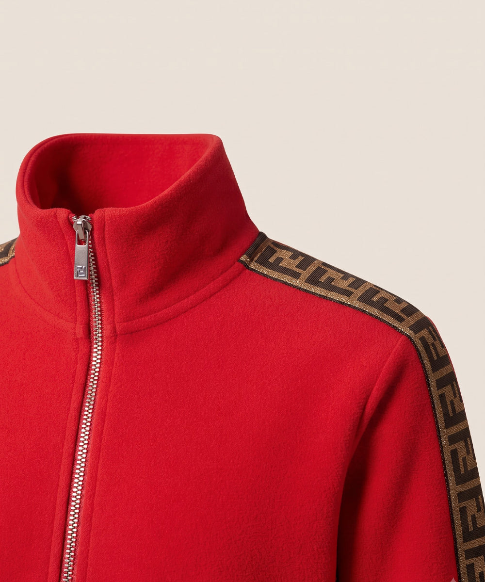 Hamster London Ted H Zipper Jacket & Lower Cord Set Red