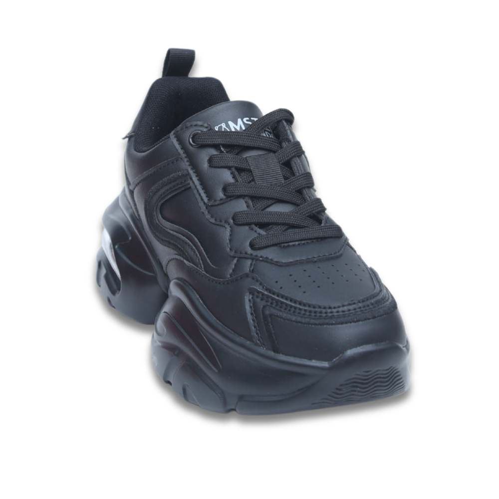 Hamster London Matte Black Party Sneakers