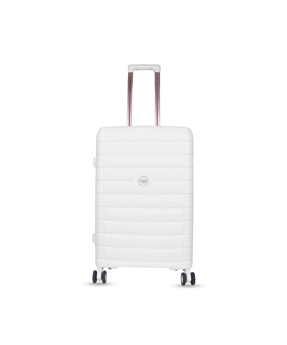 Hamster London Zero Weight Luggage White 24in