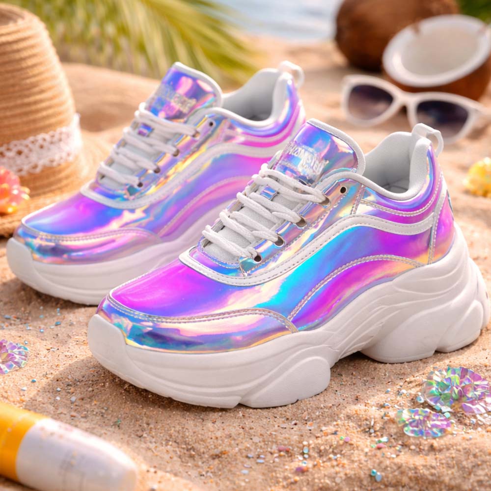 Hamster London Mousehole Holo Party Sneakers