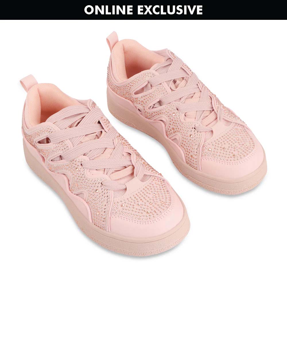 Hamster London Neptune Pink Party Sneakers