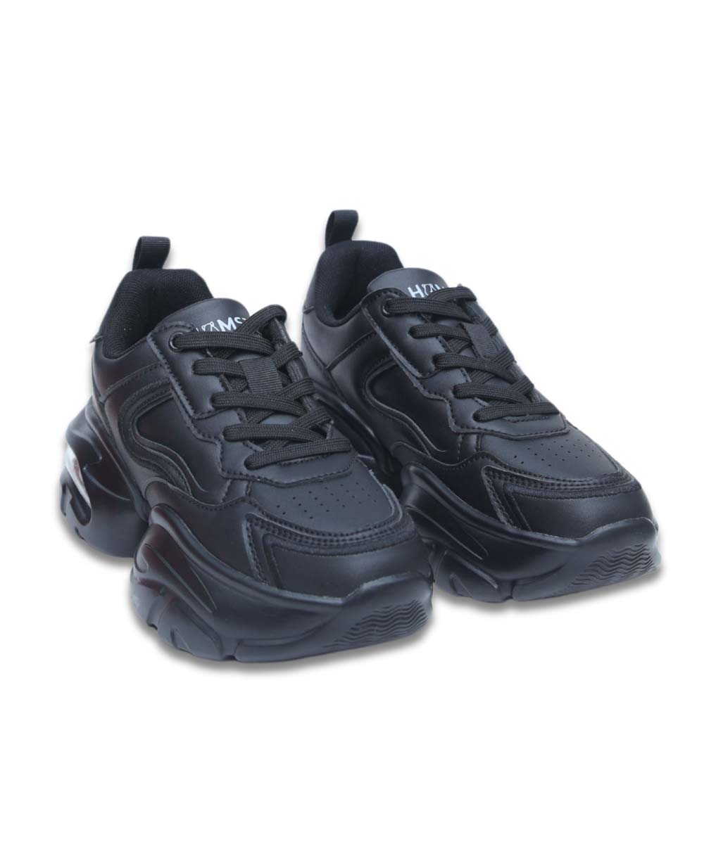 Hamster London Matte Black Party Sneakers