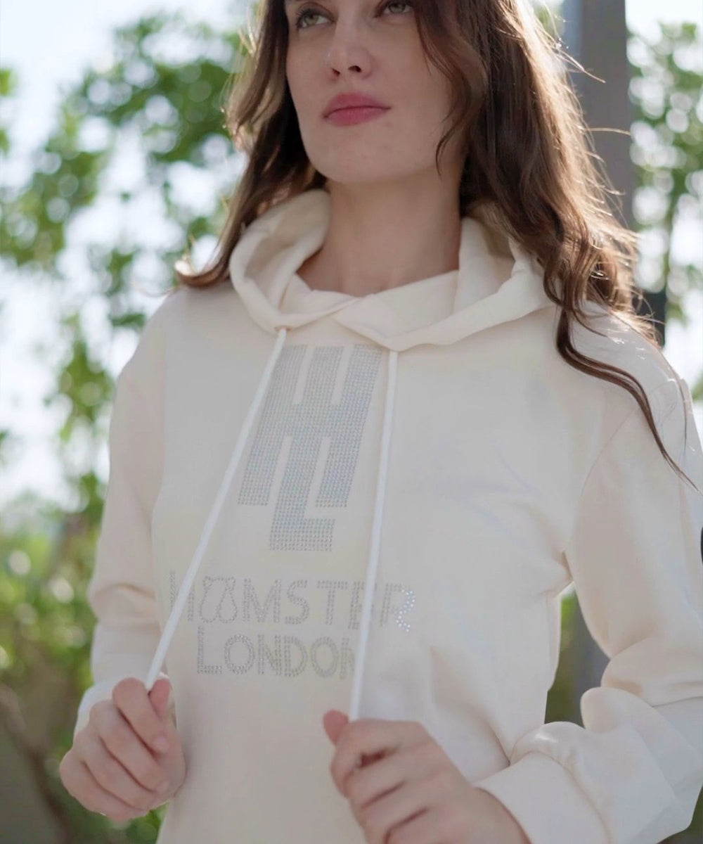 Hamster London Kolo Hoodie & Lower Co-ord Set – White