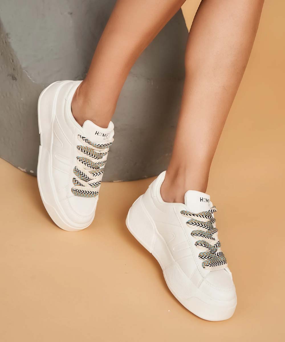 Hamster London Huxley White Sneakers
