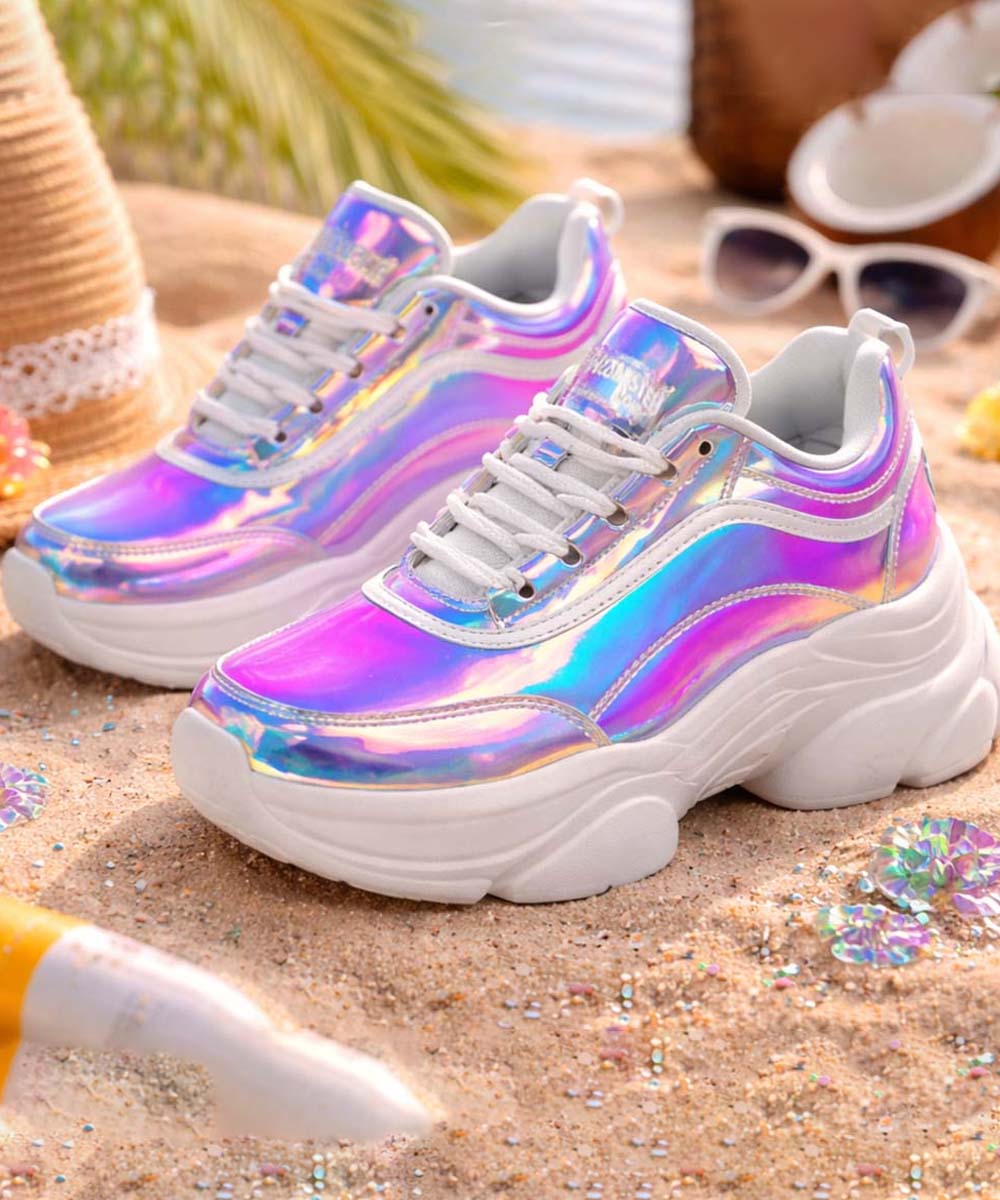 Hamster London Mousehole Holo Party Sneakers