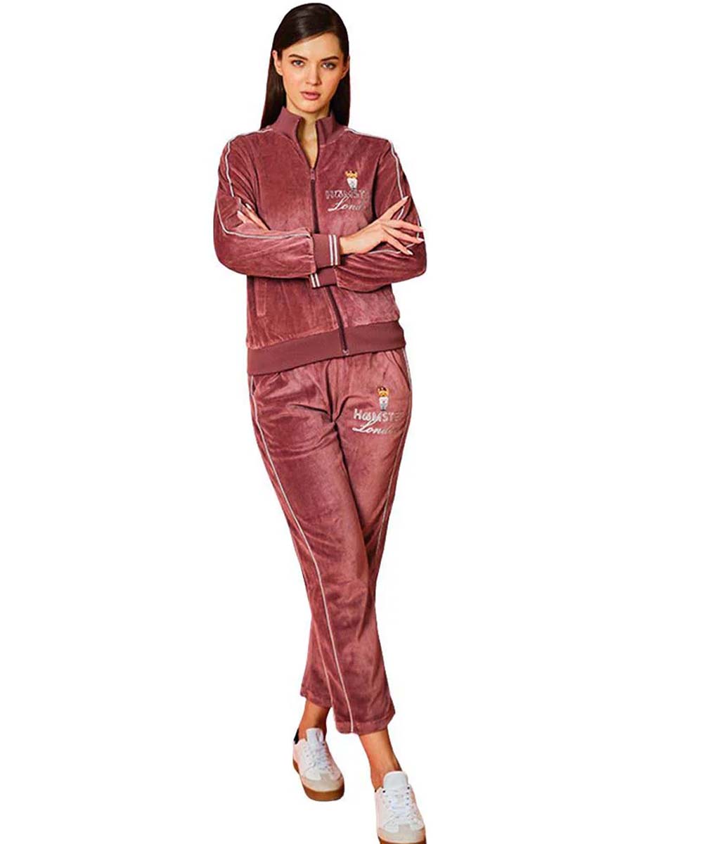 Hamster London Ted H Velvet Zipper Coord Set