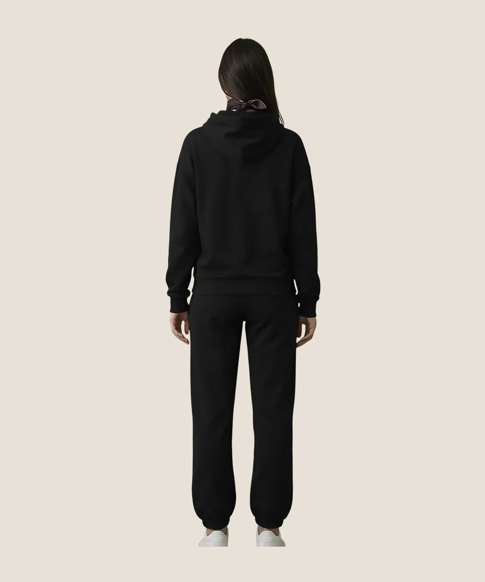 Hamster London Teddy Neon Hoodie & Lowers Set Black