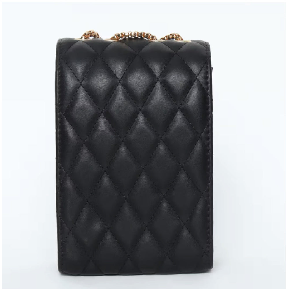 Hamster London Millionaire Oxford Phone Crossbody Bag Black