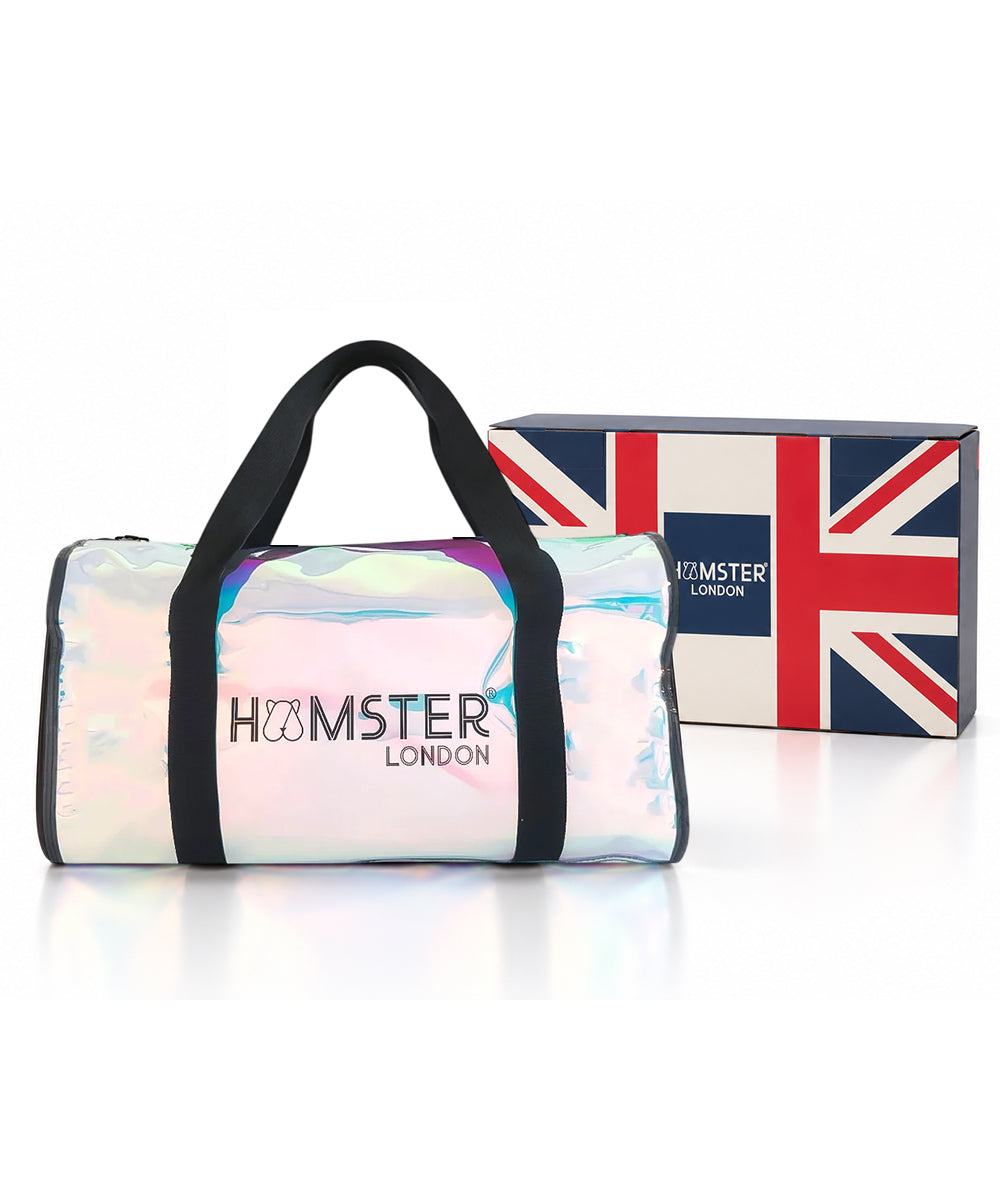 Hamster London Shiny Classic Duffle Bag Black Large