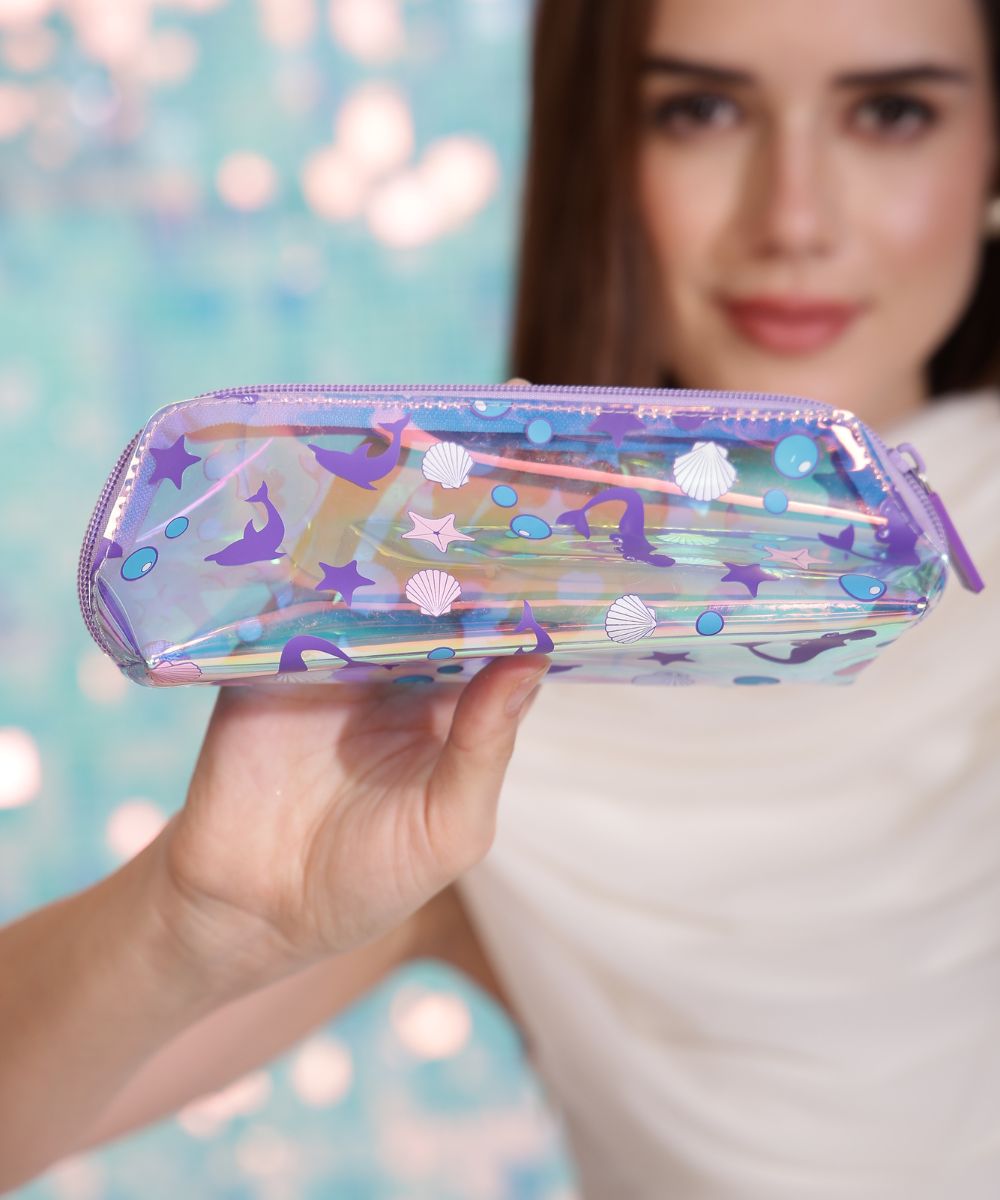 Hamster London Shiny Classic Triangle Pouch Mermaid