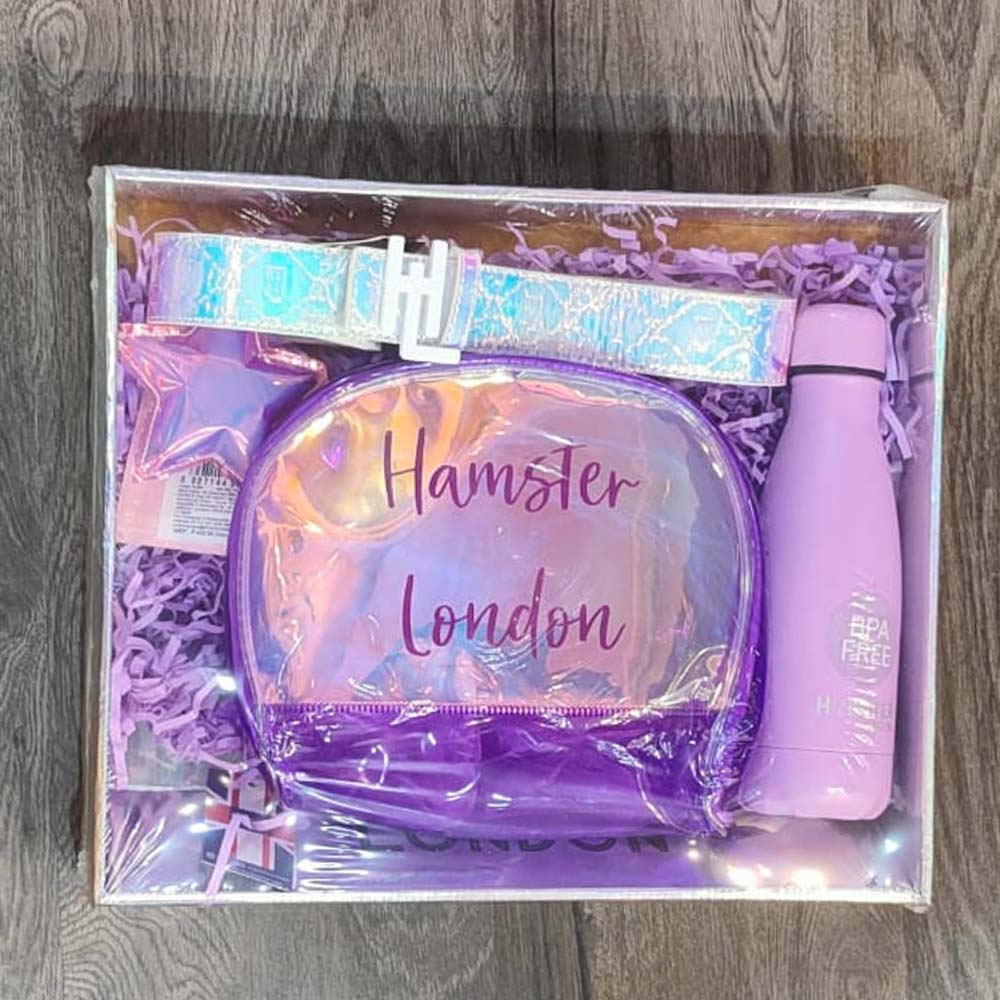 Hamster London Rakhi Hamster Shell Pouch + Keychain + Belt + Bottle