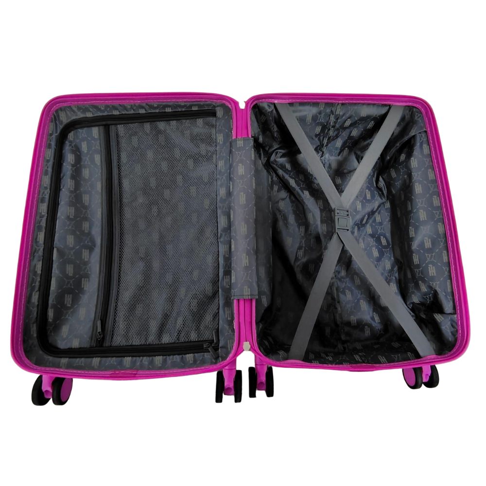 Hamster London Ted H Holiday Luggage Pink 20in