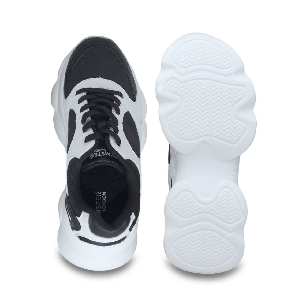 Hamster London Bubble White Black Sneakers