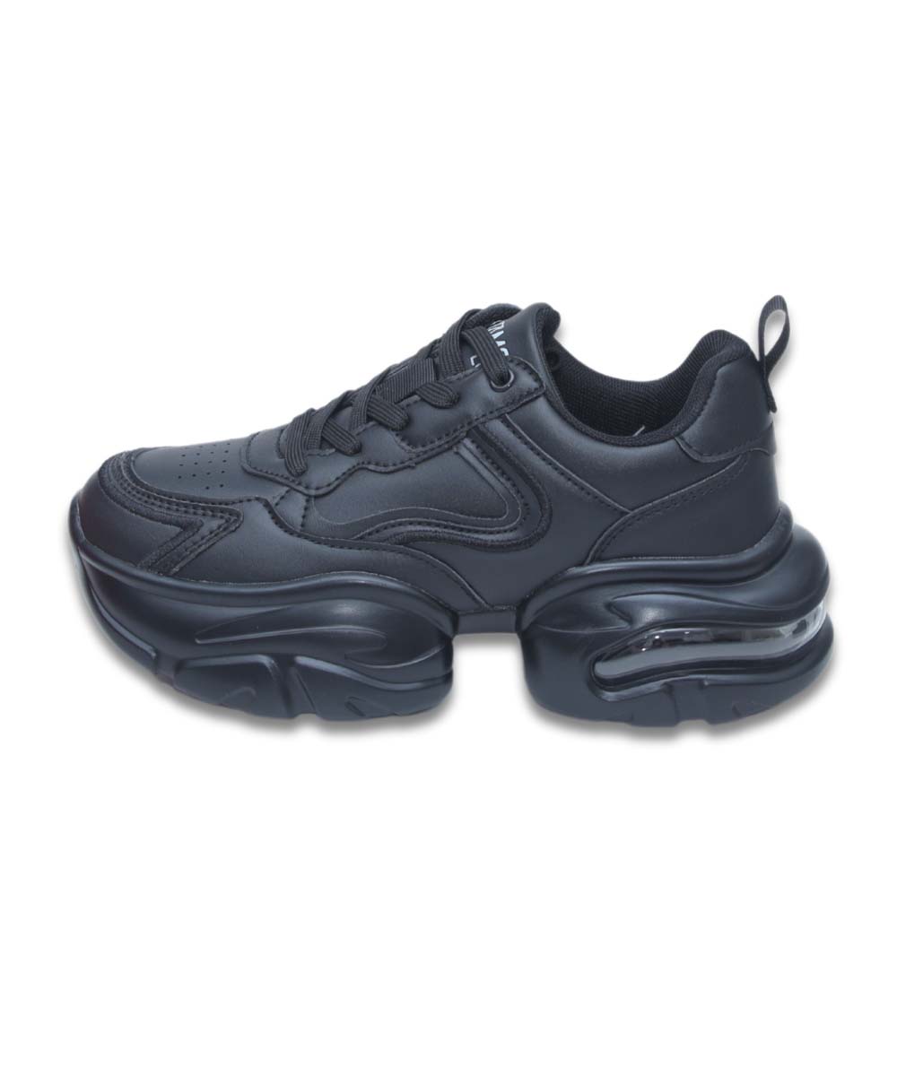 Hamster London Matte Black Party Sneakers