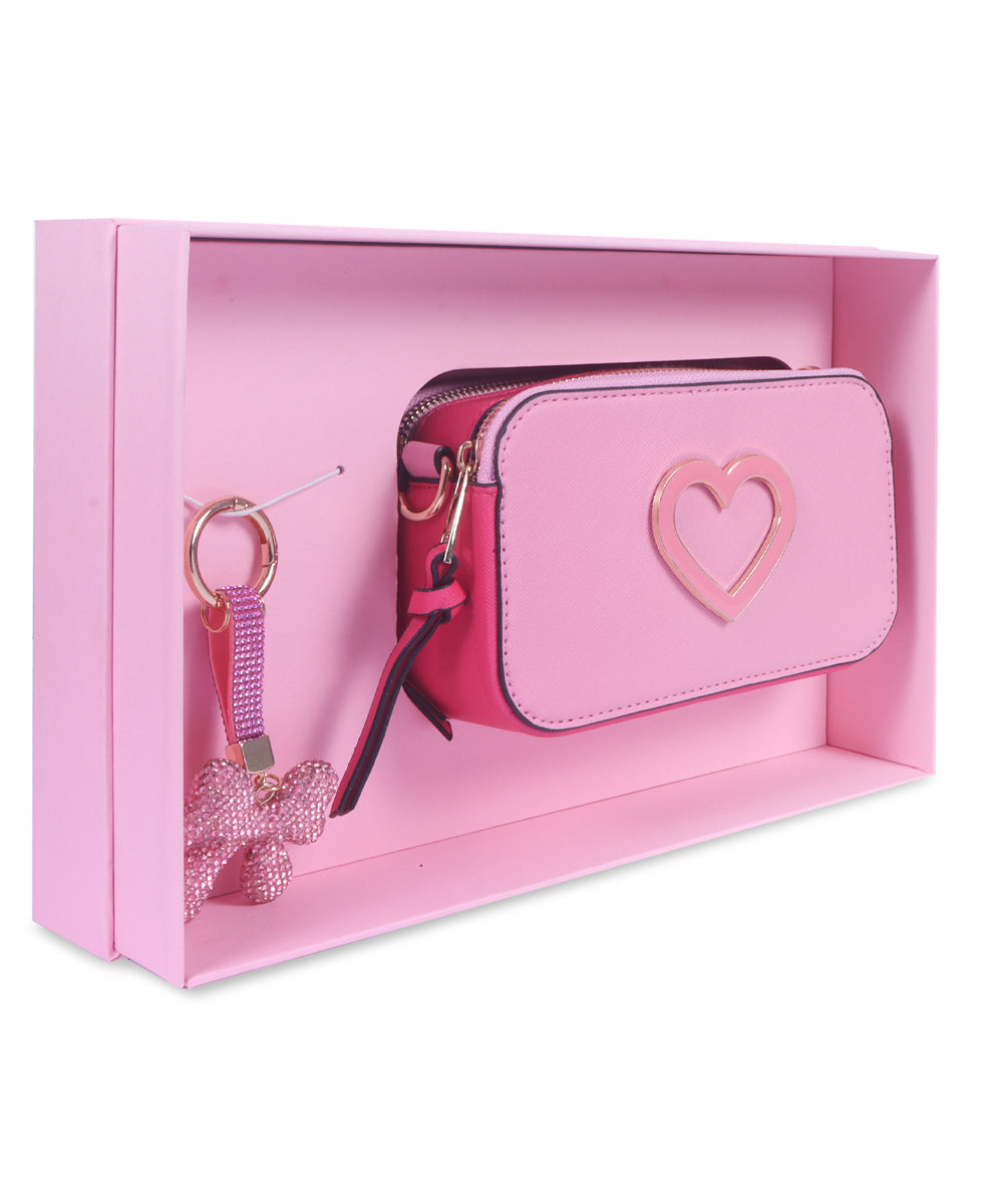 Hamster London Pink Twist Sling & Charm Gift Box Set